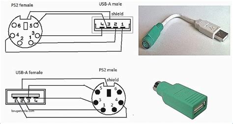 male usb to ps 2 mouse wiring diagram 